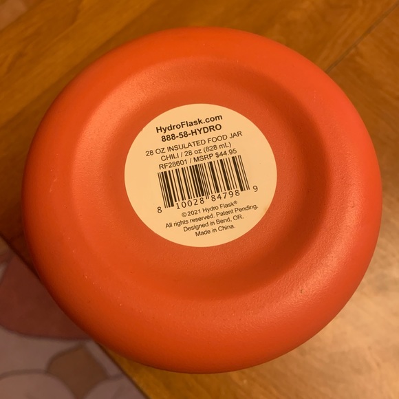 Hydro Flask Kitchen Hydro Flask Thermos Food Jar Chili Orange 26oz